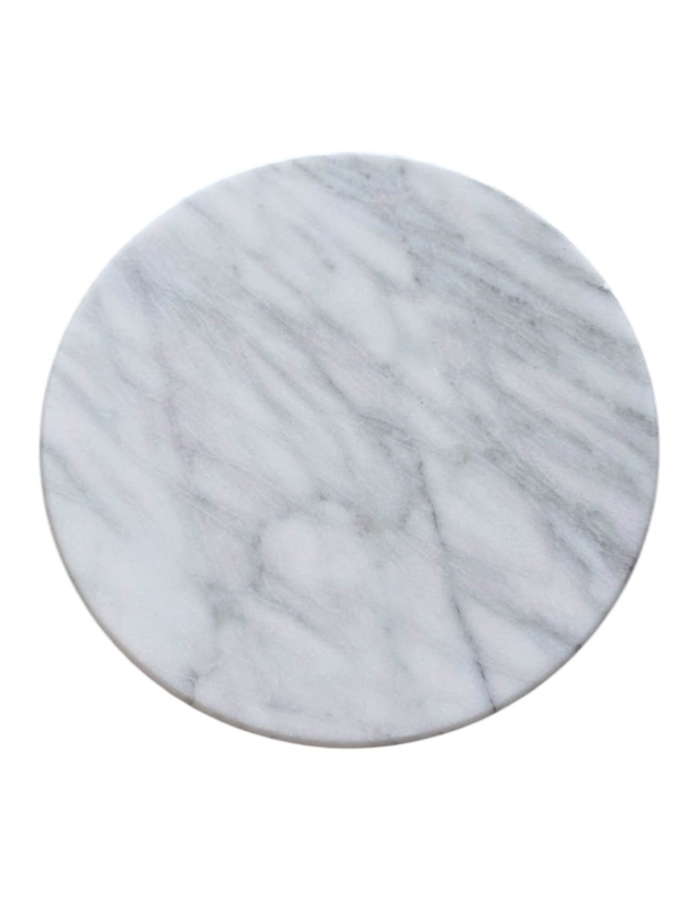 NEW CB2 Genuine White Marble Round Lazy Susan